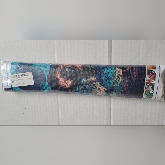 3D Diamond Painting Kits for Adults and Kids, Skull Witch and Cat Girl T231,35cm - Picture 3 of 13